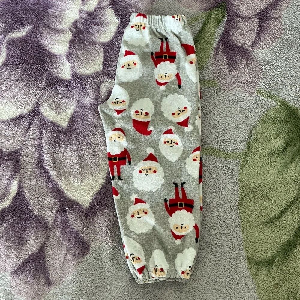 Carter’s Toddler Red & Gray Santa Pajamas Set